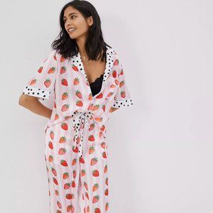 Karen Mabon Strawberry Pajama Set Size Small